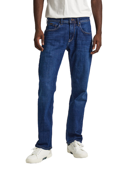 Pepe Jeans Ανδρικό Παντελόνι Τζιν σε Ίσια Γραμμή Μπλε