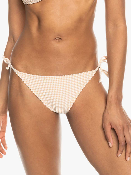 Roxy Cheeky Bikini Slip Μπεζ