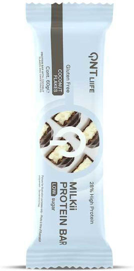 QNT Milkii Μπάρα με 28% Πρωτεΐνη & Γεύση Καρύδα 60gr