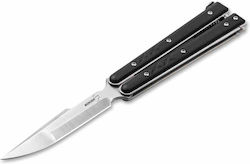 Boker Plus Balisong Tactical Messer mit Klinge aus Rostfreier Stahl