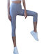 Lismina Frauen Capri Leggings Gray