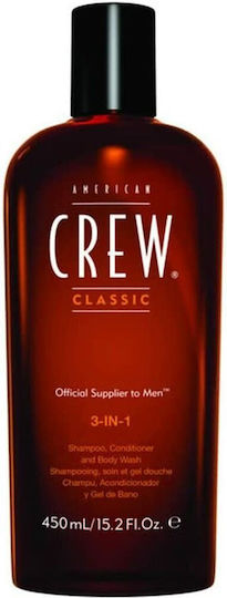 American Crew Classic Σαμπουάν Λάμψης για Όλους τους Τύπους Μαλλιών