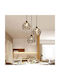 Artekko Pendant Light Black with Socket E27 40x40x80cm