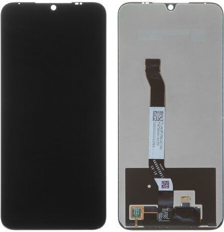Xiaomi Οθόνη με Μηχανισμό Αφής και Πλαίσιο για Xiaomi Redmi Note 8, Note 8 (2021) (Μαύρο)