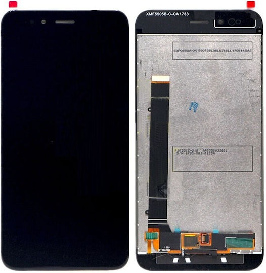 Xiaomi Οθόνη με Μηχανισμό Αφής για Xiaomi Mi A1 (Μαύρο)