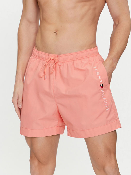 Tommy Hilfiger Ανδρικό Μαγιό Σορτς Ροζ