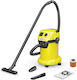 Karcher WD 3 P V-19/4/20 Σκούπα Υγρών / Στερεών 1000W με Κάδο 19lt