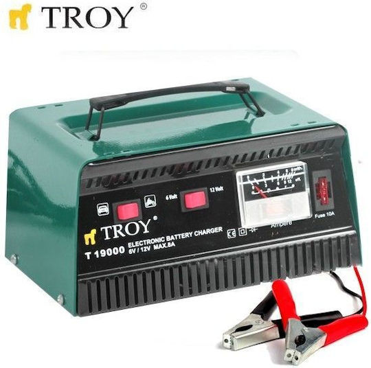 Troy T 19000 Зарядно Устройство За Батерии За Кола И Мотоциклет 6/12V