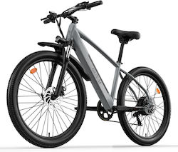 Gunai 27.5" Gri Electric Bicicletă de munte cu 7 Viteze și frâne cu disc