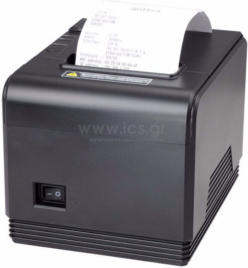 ICS Xp Q800 Termică Imprimantă de bonuri USB / Serial / Ethernet