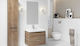 Cersanit Lara Waschtisch ohne Waschbecken Walnut