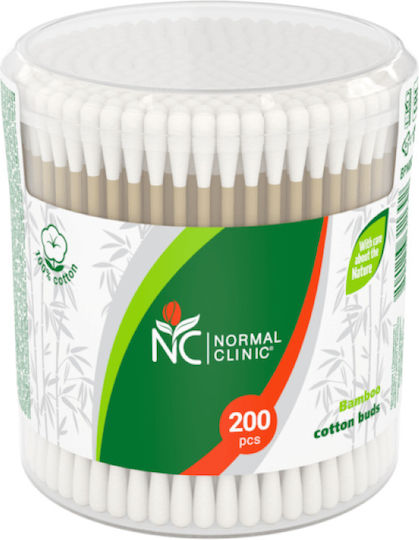 Normal Clinic Ωτοκαθαριστές Bamboo Κουτί 200τεμ (3-36312)