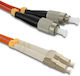 Qoltec Optical Fiber Cable 5m Orange