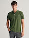 Gant Men's Short Sleeve Blouse Polo Pine Green