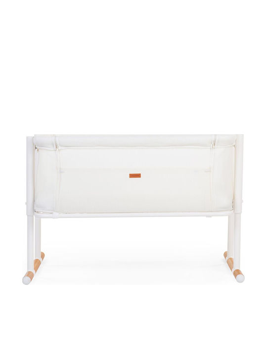 Childhome Wiege Evolux mit Matratze und Seitlicher Öffnung Natural White