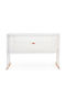 Childhome Cradle Evolux with Mattress and Side Opening Natural White