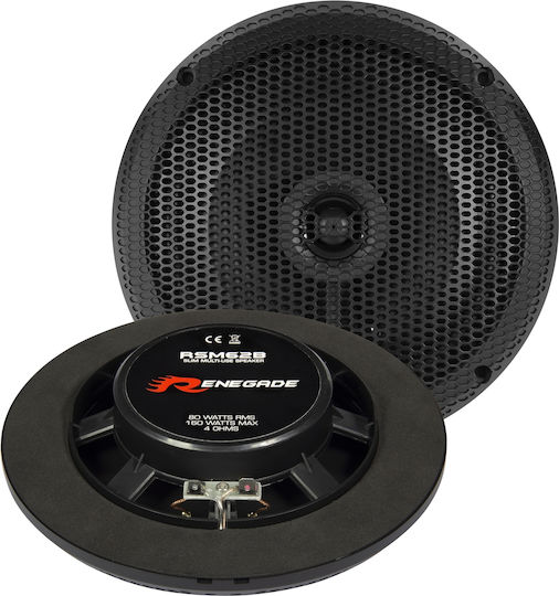 Renegade Car Audio Комплект Автомобилни Високоговорители RSM 62 B 6.5" с 80W RMS (2 път)