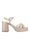 Leather Sandals Beige