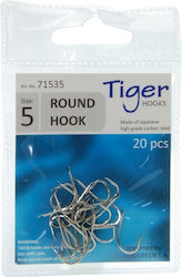 Unigreen Round Nickeled Fishing Hook 71535 Unigreen Round Nickeled Fishing Hook 71535