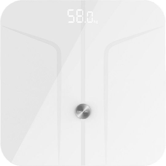 Cecotec Surface Precision 970 Healthy Smart Ζυγαριά 180kg με Λιπομετρητή & Bluetooth Λευκή