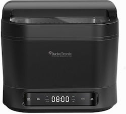 Turbotronic Aragaz multifuncțional 1200W cu Capacitate 4lt Negru