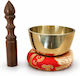 Gift Set Zen Meditation Bowl - Tibetan Brass Singing Bowl 8cm