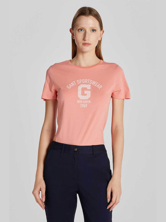 Gant Damen T-Shirt Coral