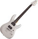 Schecter C-6 Deluxe Satin White Electric Guitar