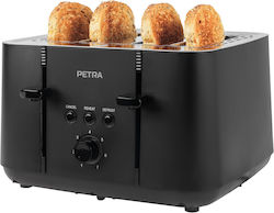Petra Тостер 4 слота 1850W Черен Petra Тостер 4 слота 1850W Черен