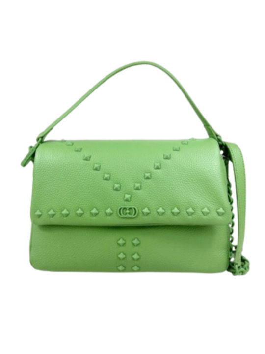 La Carrie Leather Women's Bag Crossbody Green