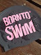 Born To Swim Σκουφάκι Κολύμβησης Ενηλίκων από Σιλικόνη Μαύρο