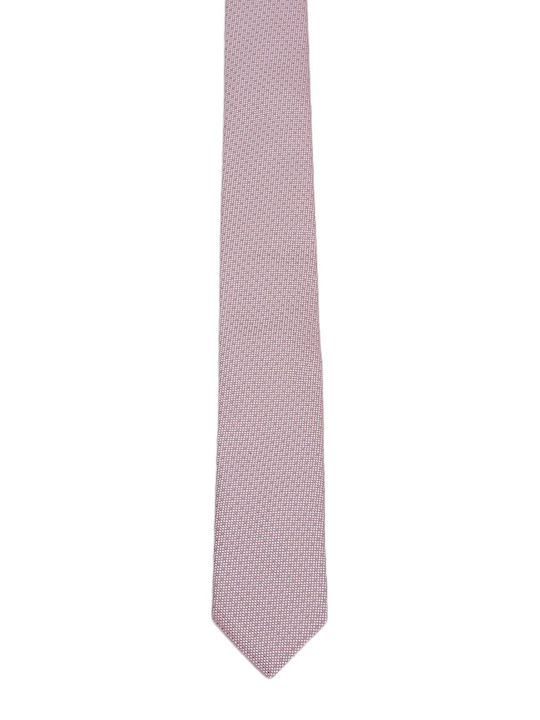 Hugo Boss Ανδρική Γραβάτα σε Ροζ Χρώμα
