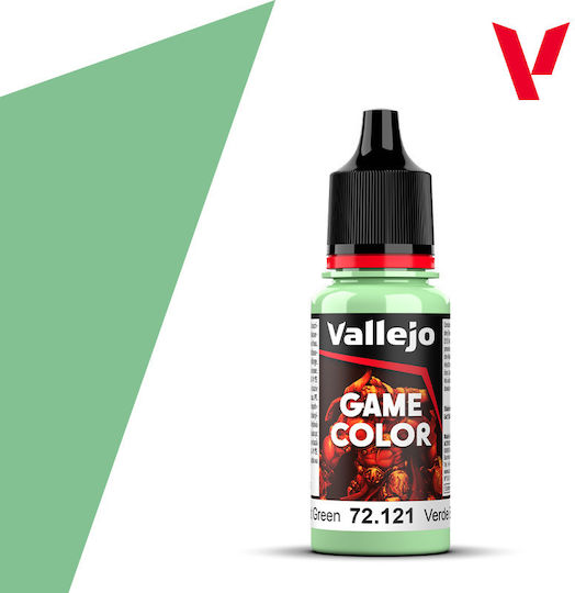 Acrylicos Vallejo Χρώμα Μοντελισμού Ghost Green Color Code Not Provided 18ml