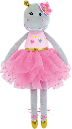 Toy Plush Musical Jemini 40cm Ballerina Hippopotamus