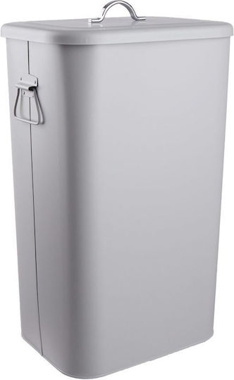 Butlers Grove Binster Κάδος Απορριμμάτων Μεταλλικός Γκρι 41lt