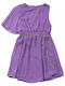 Evita Kids Dress Purple