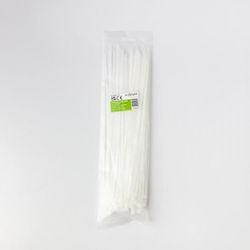 Eco Light Cable Ties Plastic 300mm x 3.6mm in White Colour (100 pcs) Eco Light Cable Ties Plastic 300mm x 3.6mm in White Colour (100 pcs)
