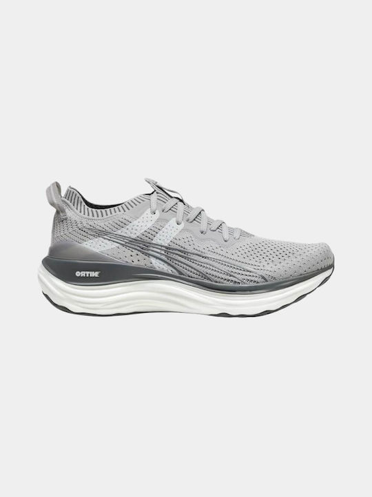 Puma ForeverRun Nitro Knit Ανδρικά Αθλητικά Παπούτσια Running ΓΚΡΙ