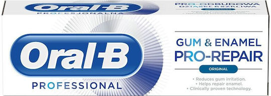Oral-B Gum & Enamel Original Οδοντόκρεμα κατά της Πλάκας 75ml