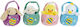 Jemini Plüsch Ostern 12 cm (Verschiedene Designs) 1Stück