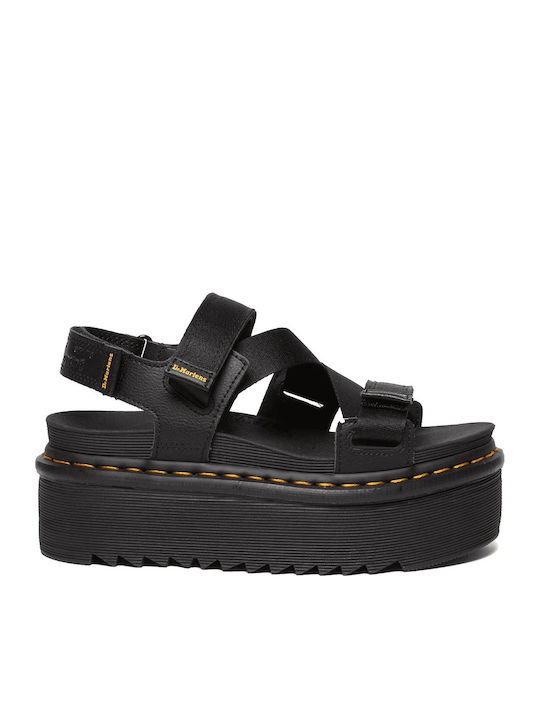 Kimber Ii Women's Flat Sandals in Black Color