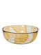 Kaemingk Glass Salad Bowl Orange 20x20x5cm
