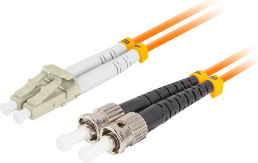 Lanberg Optische Faser Ethernet-Netzwerkkabel 1m Orange 1Stück