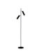 Lucide Lightning Floor Lamp H140cm. with Socket for Bulb GU10 Black