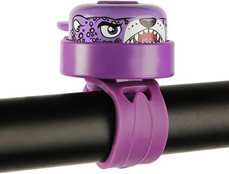 Crazy Safety Children's Bicycle Bell Purple