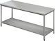 Procal Inox Ανοξείδωτο Τραπέζι Μ200xΒ70xΥ86cm