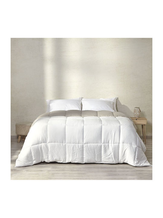 Aigaion Пухено Куинсайз 220x240бр Velvet Touch Cream - Beige 300 г/м²Gsm