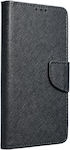 Brieftasche Silikon / Leder Schwarz (Samsung A15 5G)