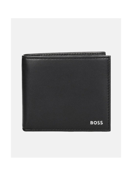 Hugo Boss Men's Leather Coin Wallet Black