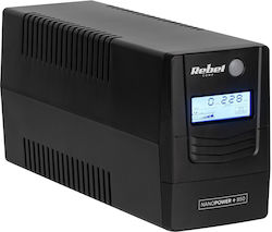 Rebel RB-4024 UPS Off-Line 850VA 480W cu 2 Schuko Prize